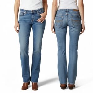 Seven7 New Denim Jeans Low-Rise Straight Leg Size 30